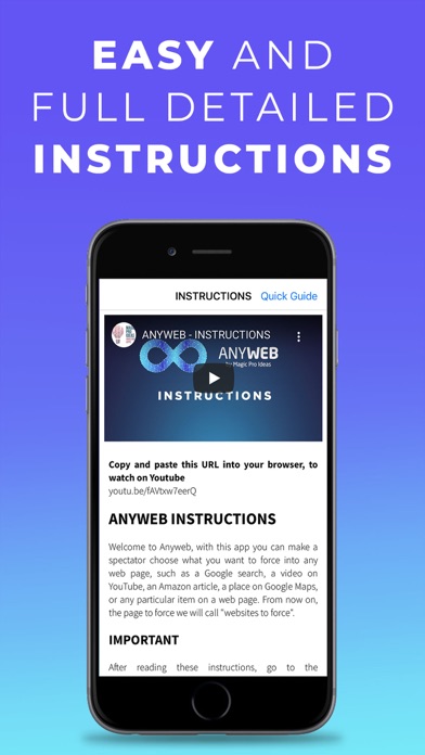 Anyweb Magic trick screenshot 1