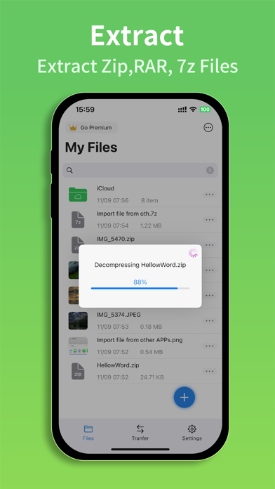 AnyZip - UnZip & UnRAR Files screenshot 4