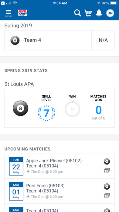 APA Pool League screenshot 10