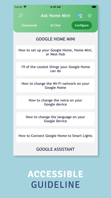 App for Home Mini for Google screenshot 3