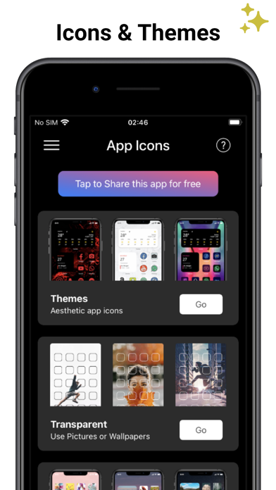 App Icons & Transparent Theme screenshot 3