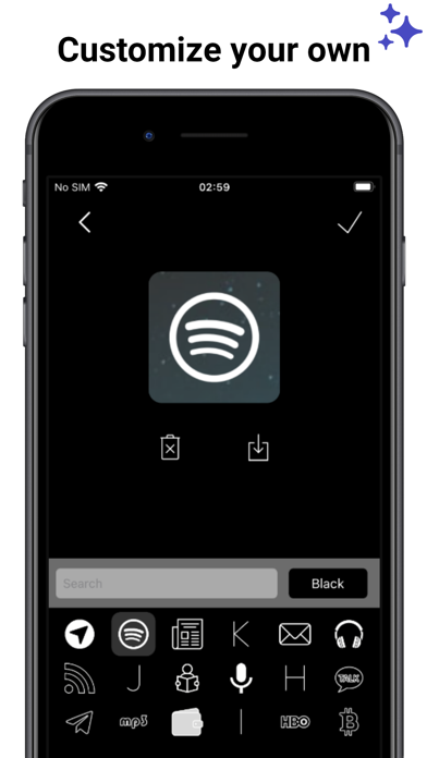 App Icons & Transparent Theme screenshot 1