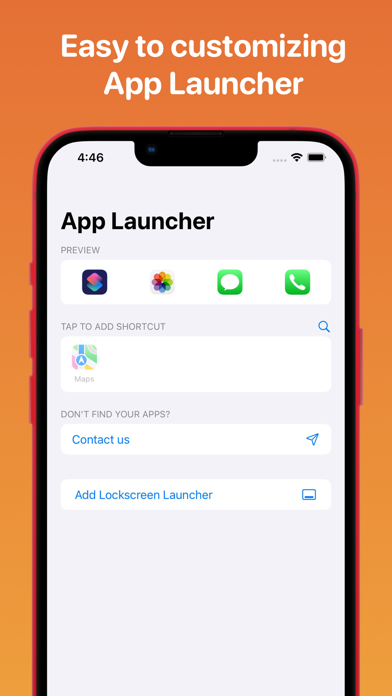 App Launcher for LockScreen • screenshot 2