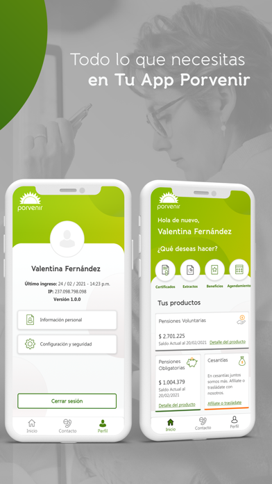 APP Porvenir screenshot 1