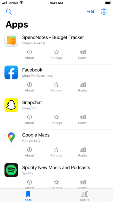 AppBook - Ratings & Ranks screenshot 5