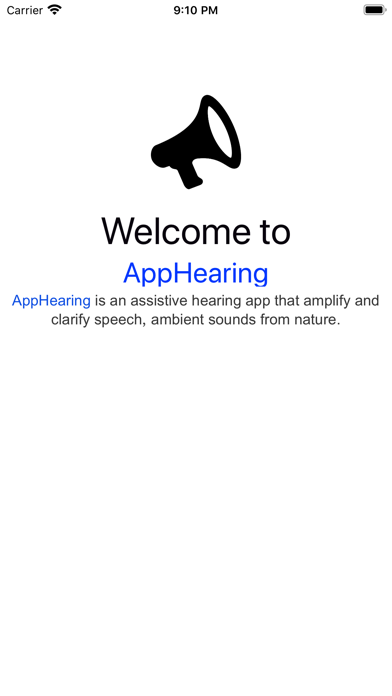 AppHearing - Assistive hearing screenshot 1