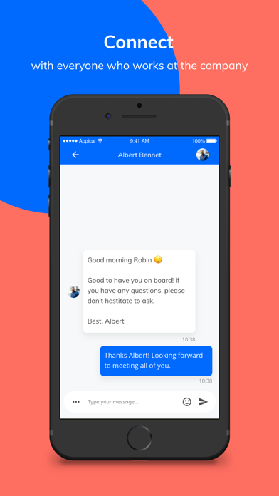 Appical, the onboarding app screenshot 1