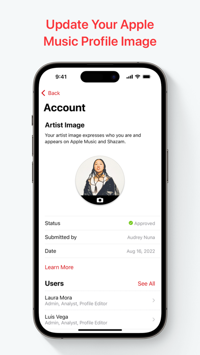 Apple Music for Artists screenshot 1