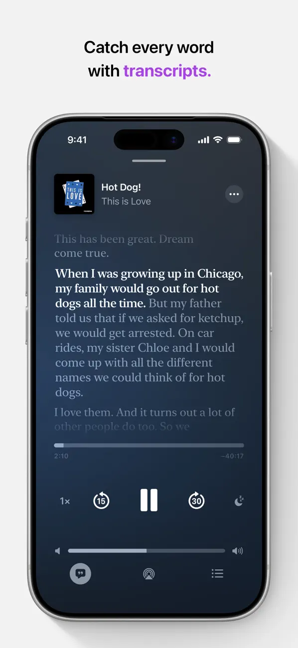 Apple Podcasts screenshot 1
