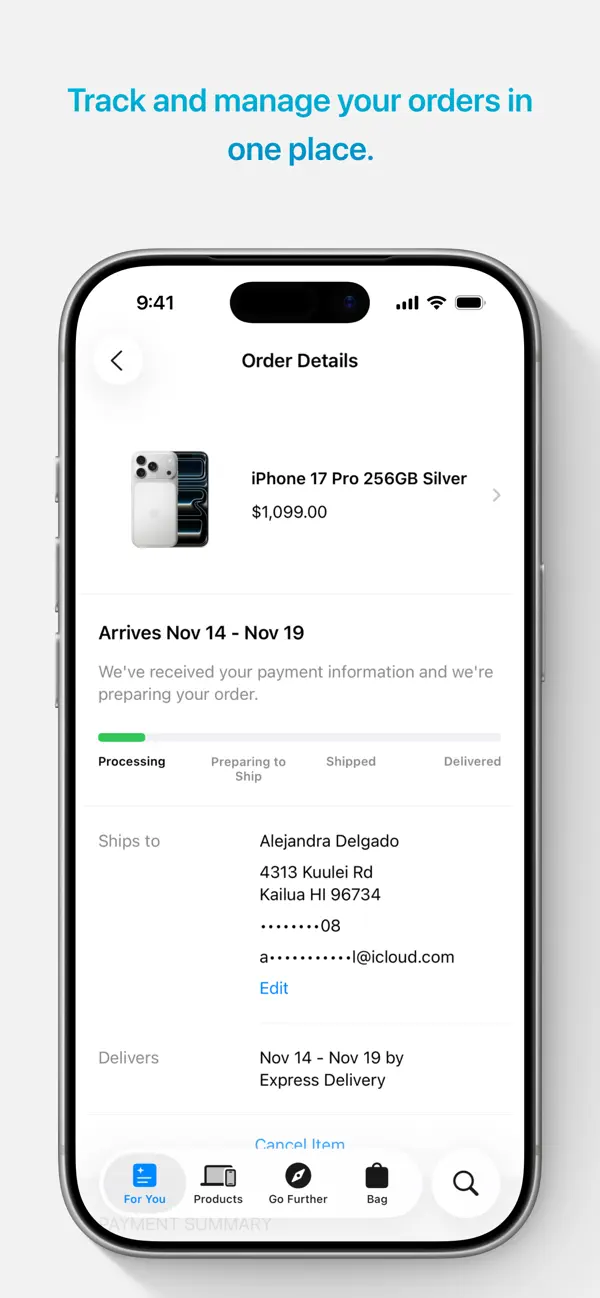 Apple Store screenshot 1