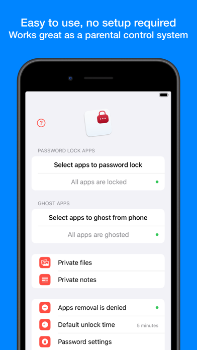 AppLocker • Passcode lock apps screenshot 1