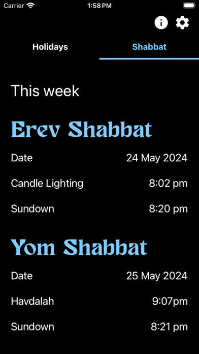 AppMitzvah screenshot 2