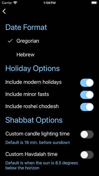 AppMitzvah screenshot 1