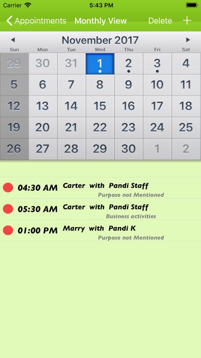 Appointment Scheduler screenshot 1