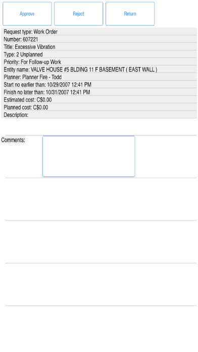 Approvals screenshot 1