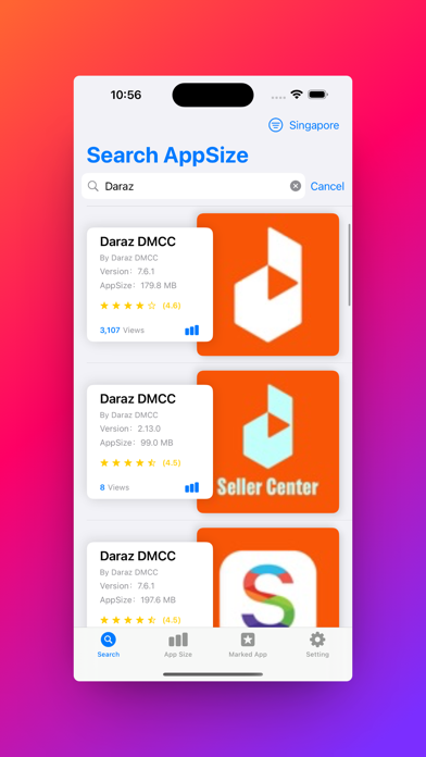 AppSize screenshot 2