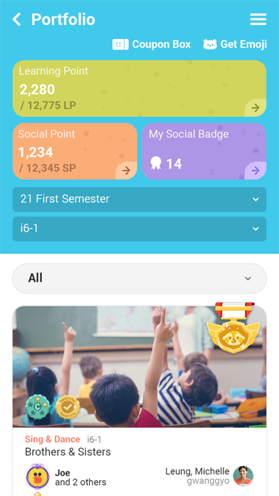 April Learning Portal screenshot 2