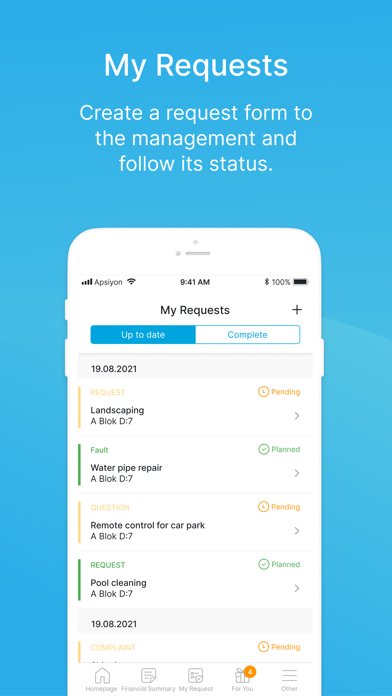 Apsiyon screenshot 2