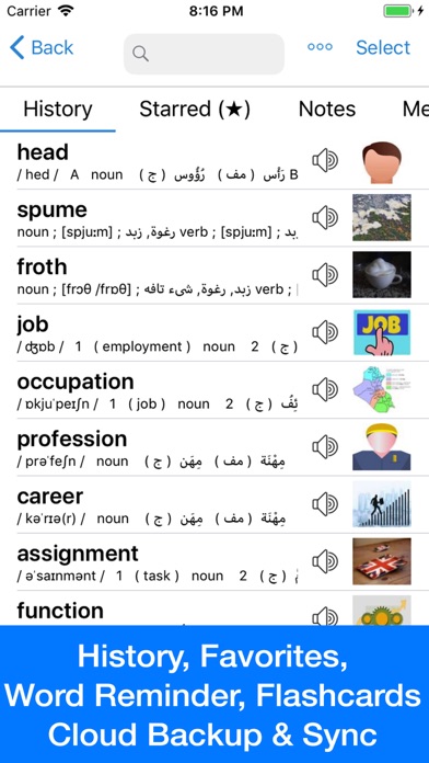 Arabic Dictionary - Dict Box screenshot 1