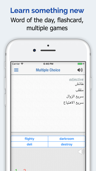 Arabic Dictionary + screenshot 1