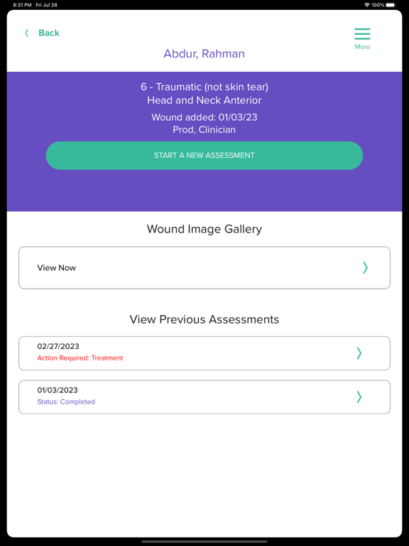 Archangel WOC Care Platform screenshot 2