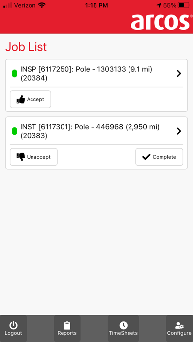 ARCOS Mobile Workbench screenshot 2