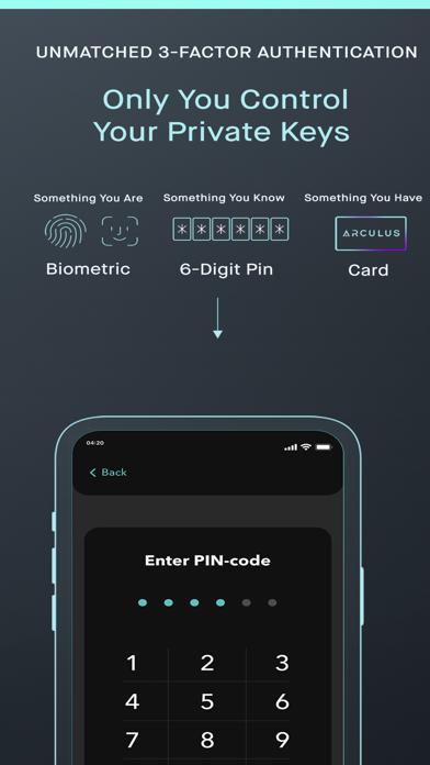 Arculus Wallet screenshot 1
