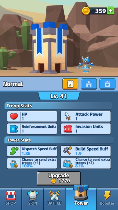 Area Conquer: Tower Battle War screenshot 1