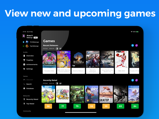 Area X - Trophies, Gaming News screenshot 1