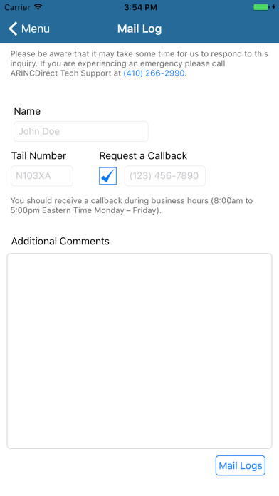ARINCDirect Network Analyzer screenshot 1