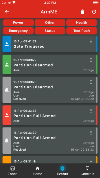 ArmME Security App screenshot 3
