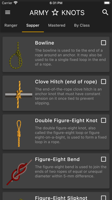 Army Knots screenshot 1