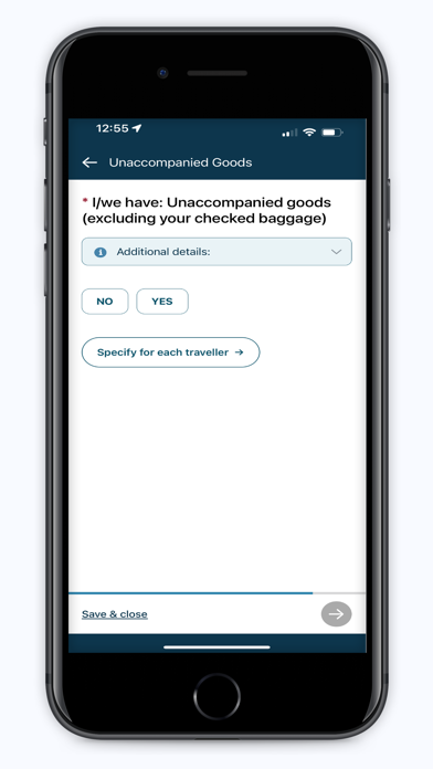 ArriveCAN screenshot 3