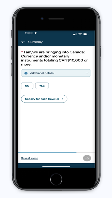 ArriveCAN screenshot 4