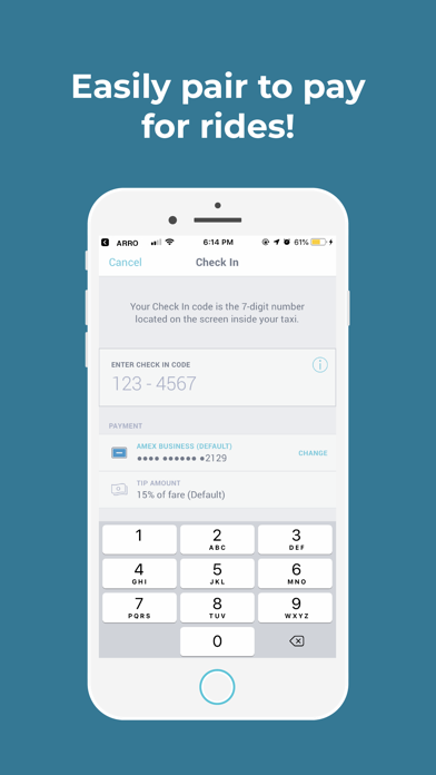 Arro - Taxi App screenshot 2
