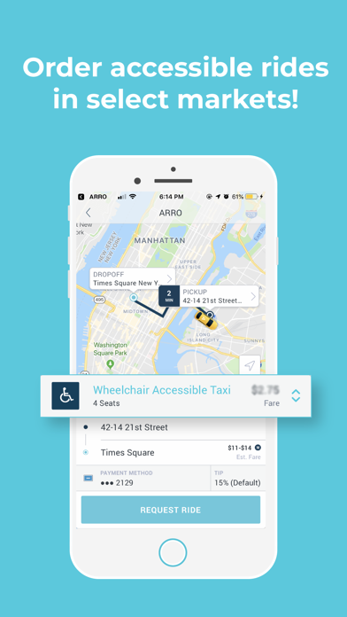 Arro - Taxi App screenshot 1