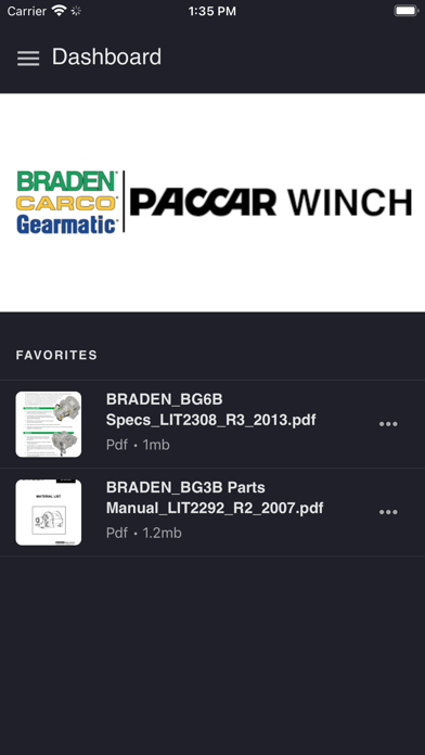 Arrowhead Winch Mobile App screenshot 3