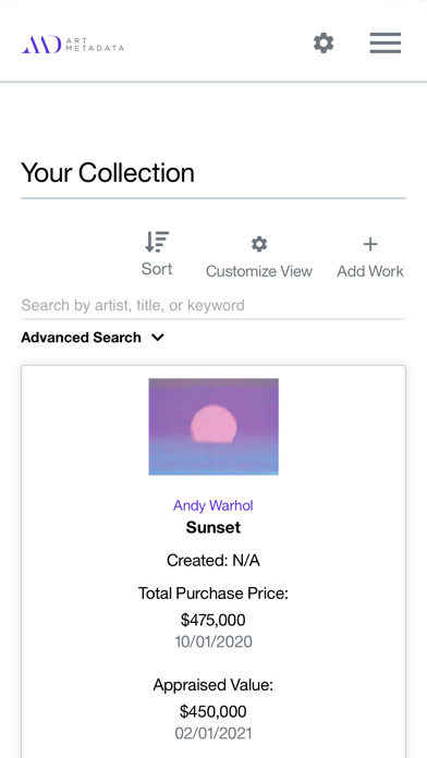 Art Metadata screenshot 1