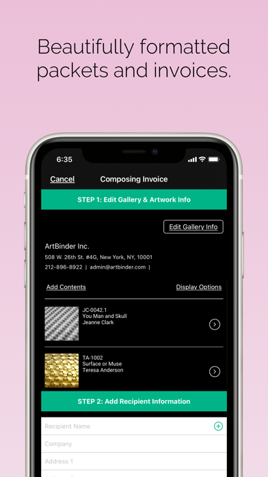 ArtBinder screenshot 1