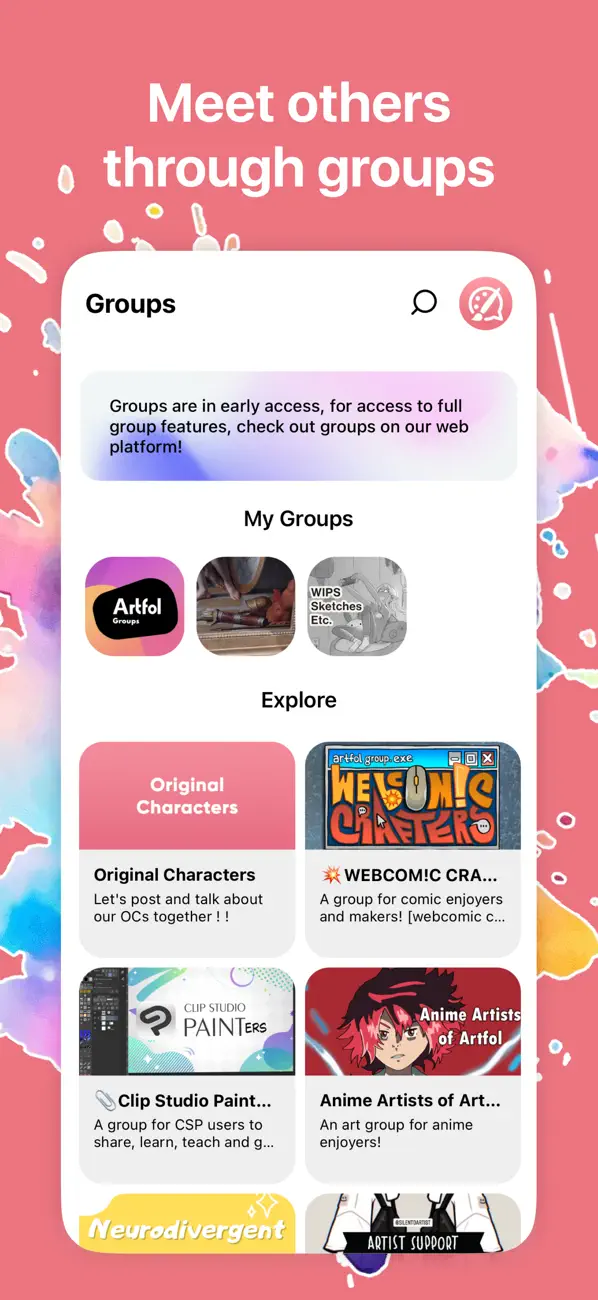 Artfol: AI-Free Art Community screenshot 1