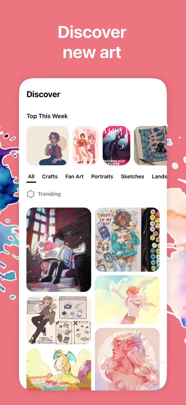 Artfol: AI-Free Art Community screenshot 5