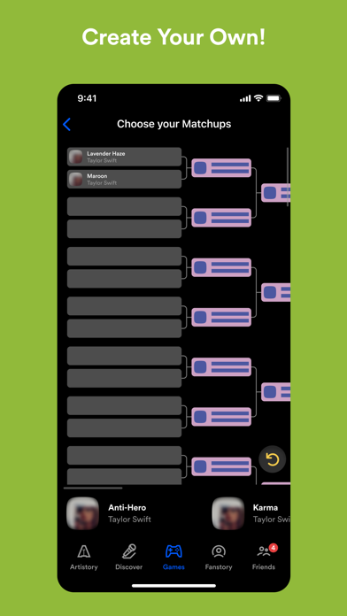 Artistory: Music Brackets screenshot 3