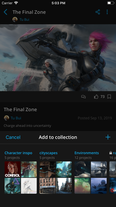 ArtStation App screenshot 1