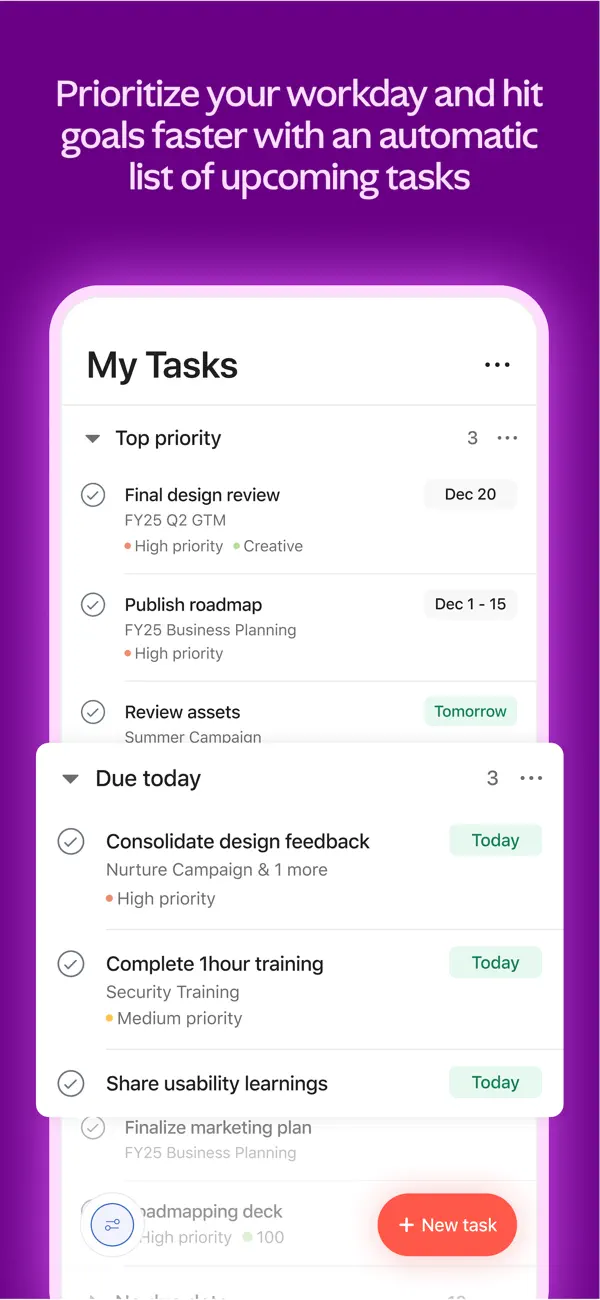 Asana: Work Management screenshot 3