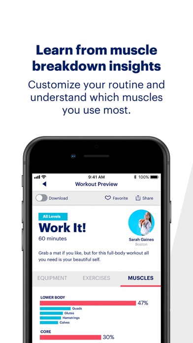 ASICS Studio: At Home Workouts screenshot 1