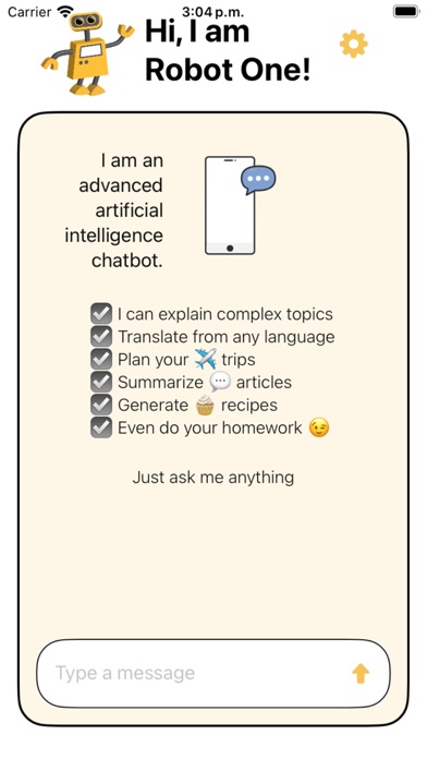 Ask Robot One screenshot 4