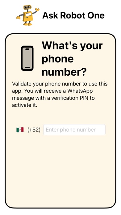 Ask Robot One screenshot 2