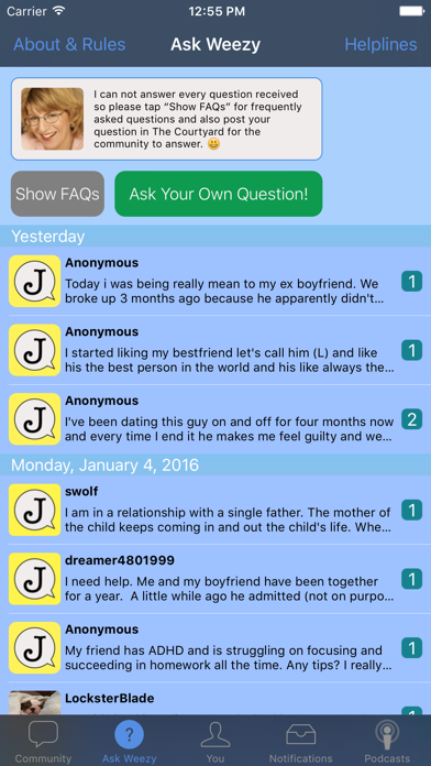 Ask Weezy: And Each Other screenshot 1