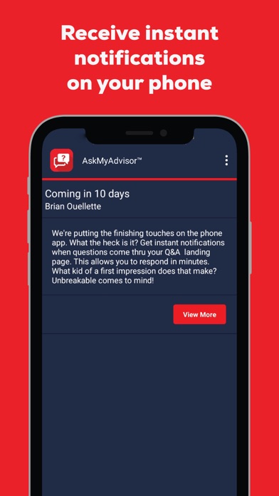 AskMyAdvisor screenshot 3