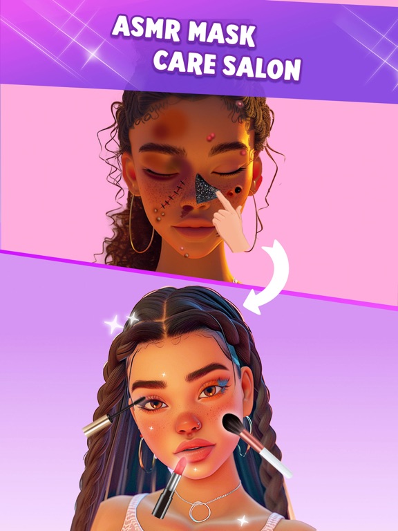 ASMR Makeup Fun: Makeover Game screenshot 2